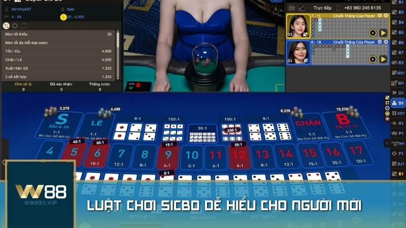 Luật chơi Sicbo LIVE dễ hiểu cho người mới