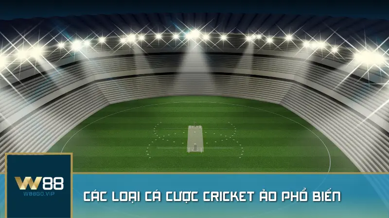 Các loại cá cược cricket phổ biến