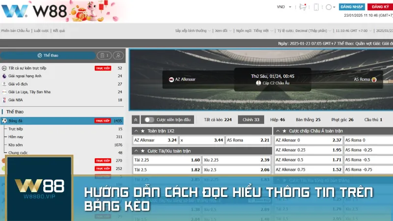 Hiểu rõ cách đọc bảng kèo giúp bạn nắm bắt tỷ lệ cược, thông tin đội bóng và odds, từ đó đưa ra quyết định cá cược chính xác và hiệu quả hơn.