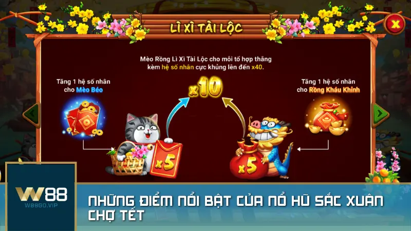 Những điểm nổi bật chỉ có ở nổ hũ Sắc Xuân Chợ Tết